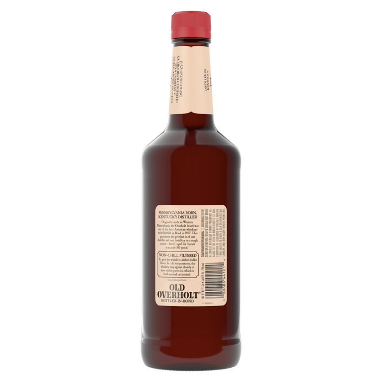 Old Overholt Straight Rye Whiskey Bonded 4 Yr 100 - 750ML