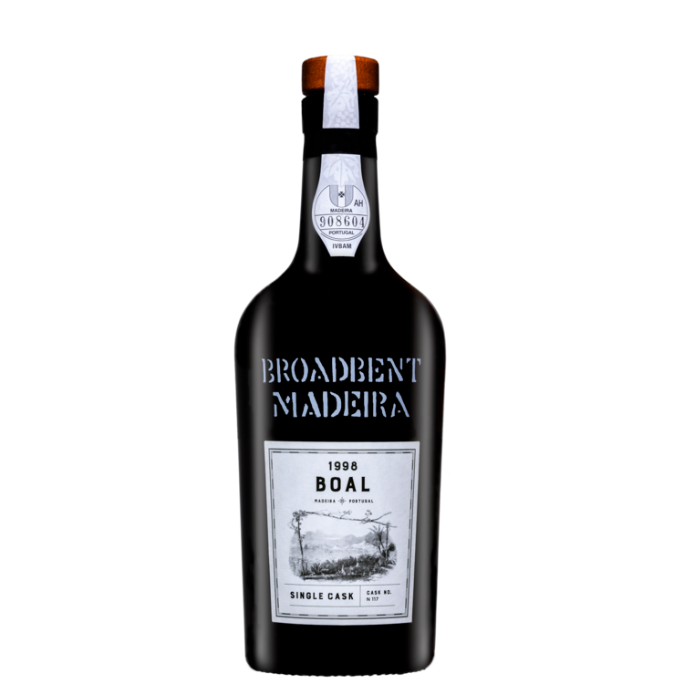 Broadbent Madeira Single Cask Cask No. N 117 2000 Wood Box - 500ML - Front