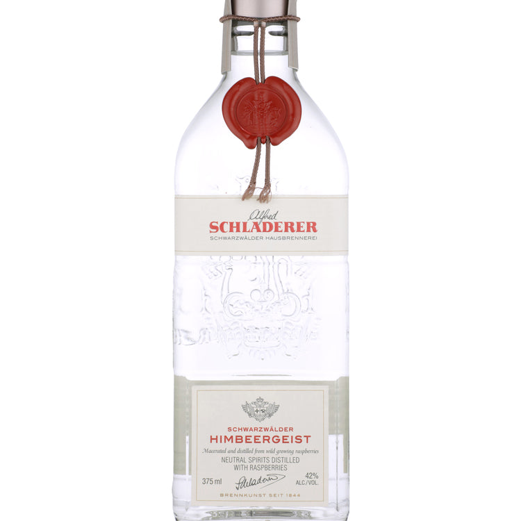 Alfred Schladerer Schwarzwalder Himbeergeist 84 - 375ML - Front Label