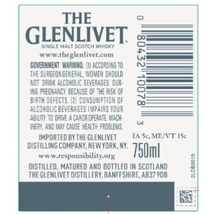 The Glenlivet Single Malt Scotch The French Oak Reserve 15 Yr 80 With - 750ML