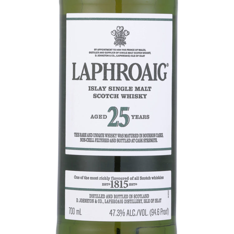 Laphroaig Single Malt Scotch Cask Strength 25 Yr 94.6 - 700ML