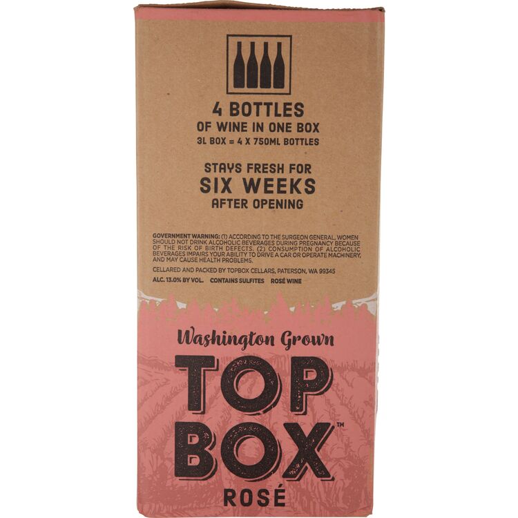 Topbox Rose Wine Washington - 3.0L