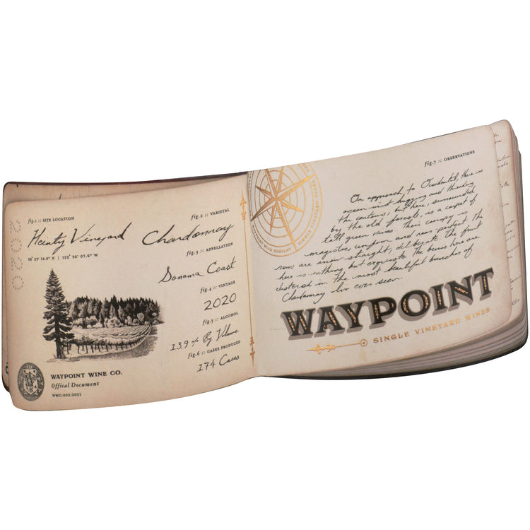Waypoint Chardonnay Charles Heintz Vineyard Sonoma Coast 2020 - 750ML
