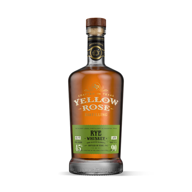 Yellow Rose Distilling Rye Whiskey 90 - 750ML - Front
