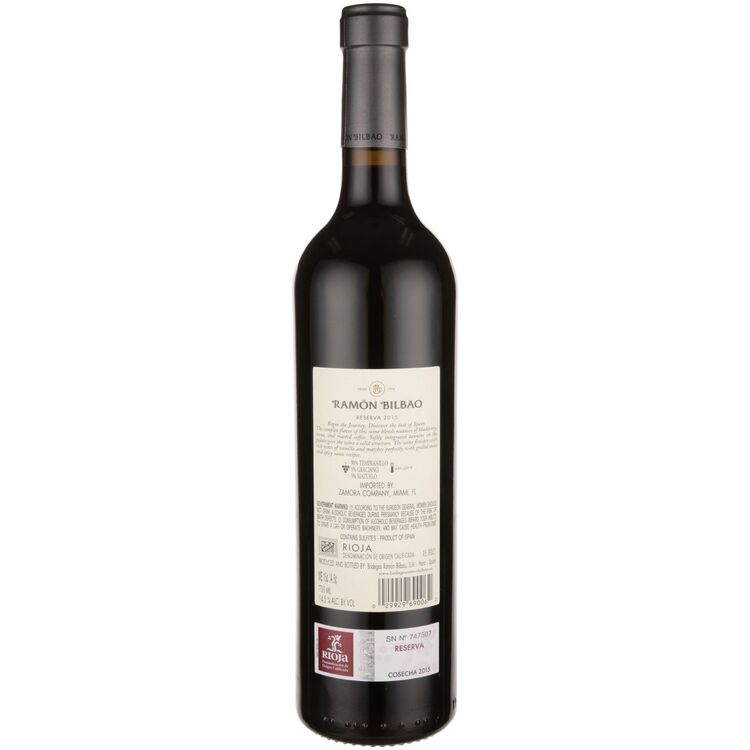 Ramon Bilbao Rioja Reserva 2018 - 750ML