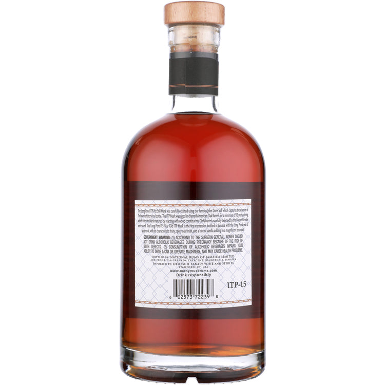Long Pond Gold Rum Itp 15 John Dore Pot Still 15 Yr 90.2 - 750ML