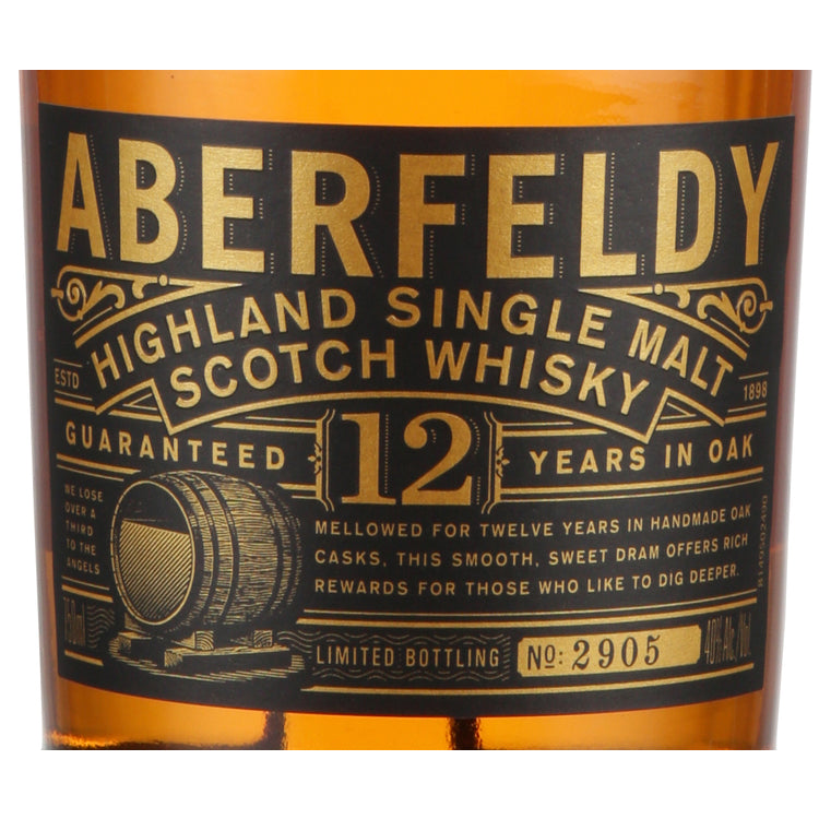 Aberfeldy Single Malt Scotch 12 Yr 80 - 750ML