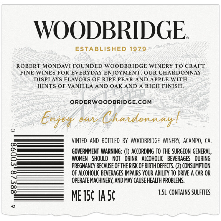 Woodbridge Chardonnay California - 1.5L