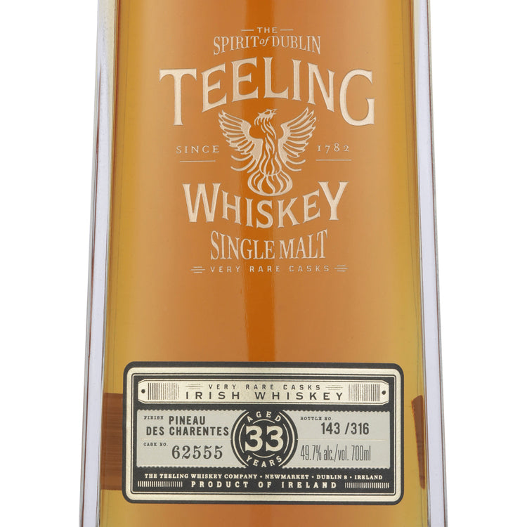 Teeling Single Malt Irish Whiskey Very Rare Casks Pineau Des Charentes - 700ML - Front Label