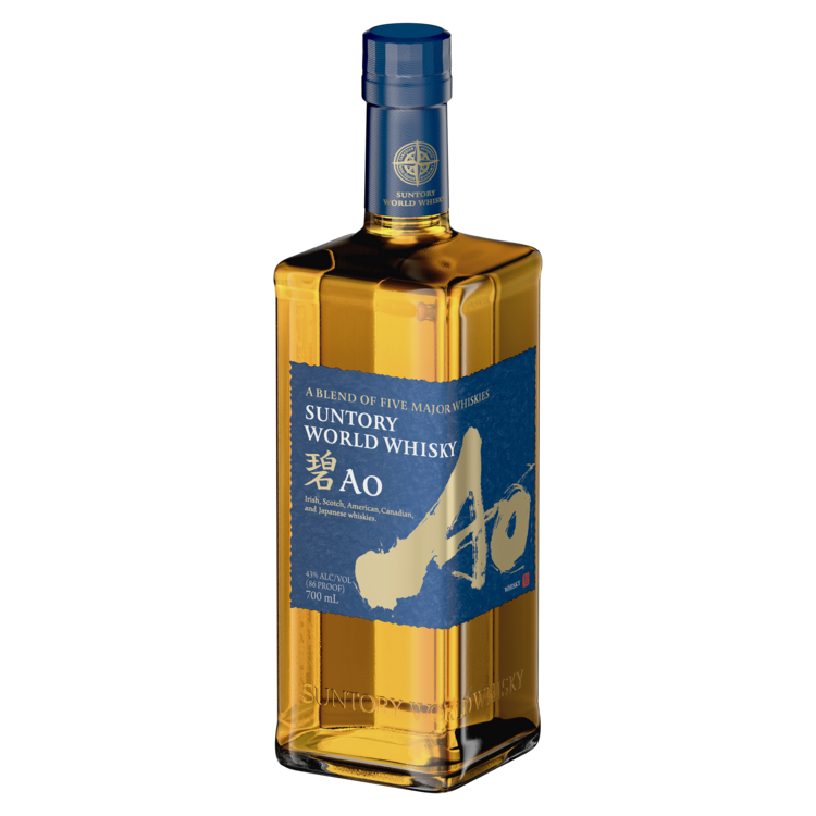 Suntory World Whisky Ao A Blend Of Five Major Whiskies 86 - 700ML - Front Label