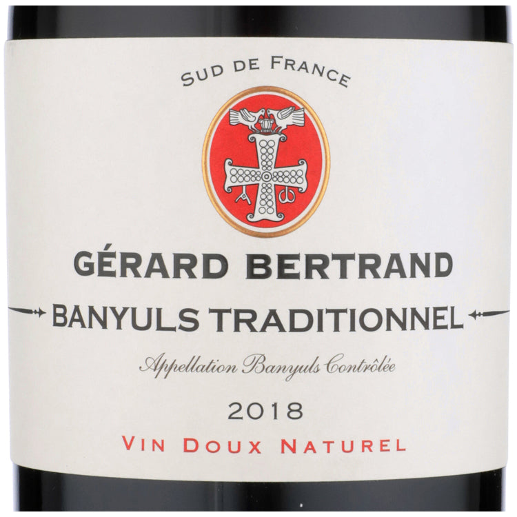 Gerard Bertrand Banyuls Traditionnel Vin Doux Naturel 2018 - 750ML - Front Label
