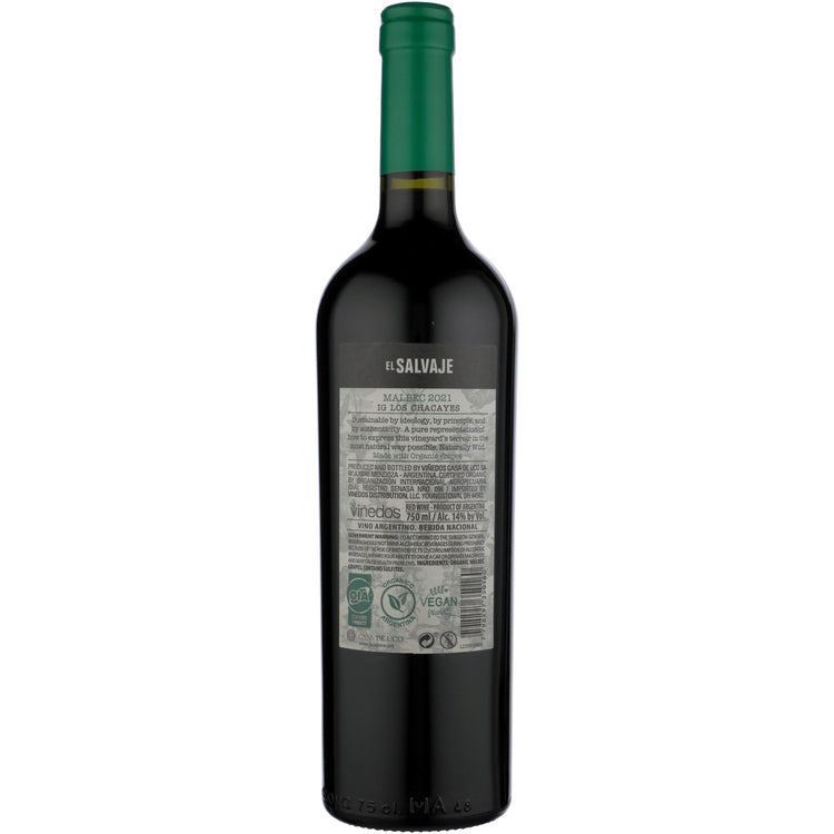 El Salvaje Malbec Los Chacayes 2021 - 750ML