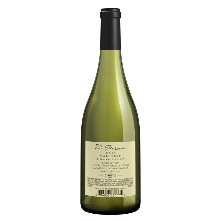 The Prisoner Chardonnay Carneros 2021 - 750ML