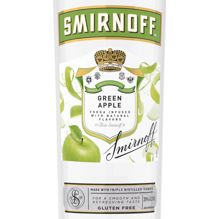 Smirnoff Apple Flavored Vodka Green Apple 60 - 1.0L