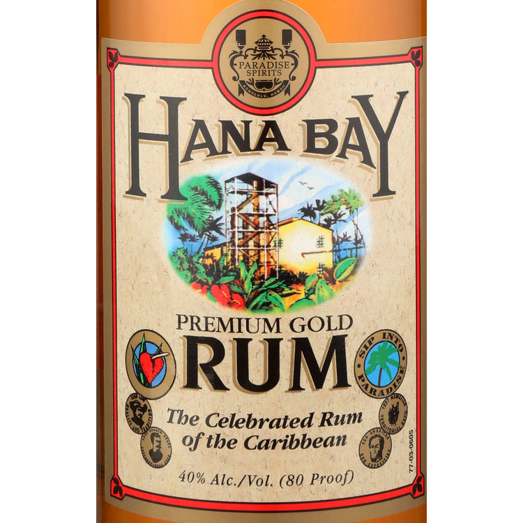 Hana Bay Gold Rum 80 - 1.0L