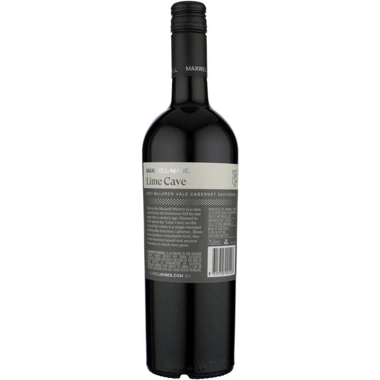 Maxwell Cabernet Sauvignon Lime Cave Mclaren Vale 2021 - 750ML