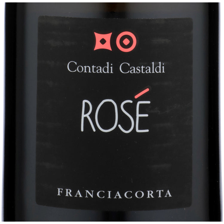 Contadi Castaldi Franciacorta Brut Rose - 375ML - Front Label