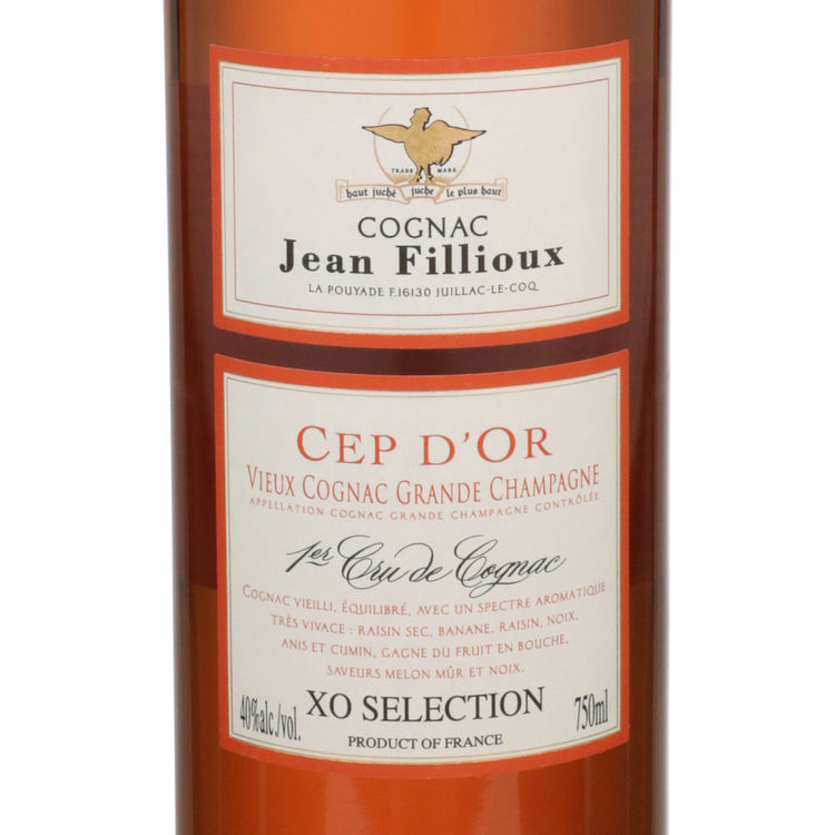 Jean Fillioux Grande Champagne Cognac Tres Vieilles Cep D'Or 80 W/ Gif - 750ML