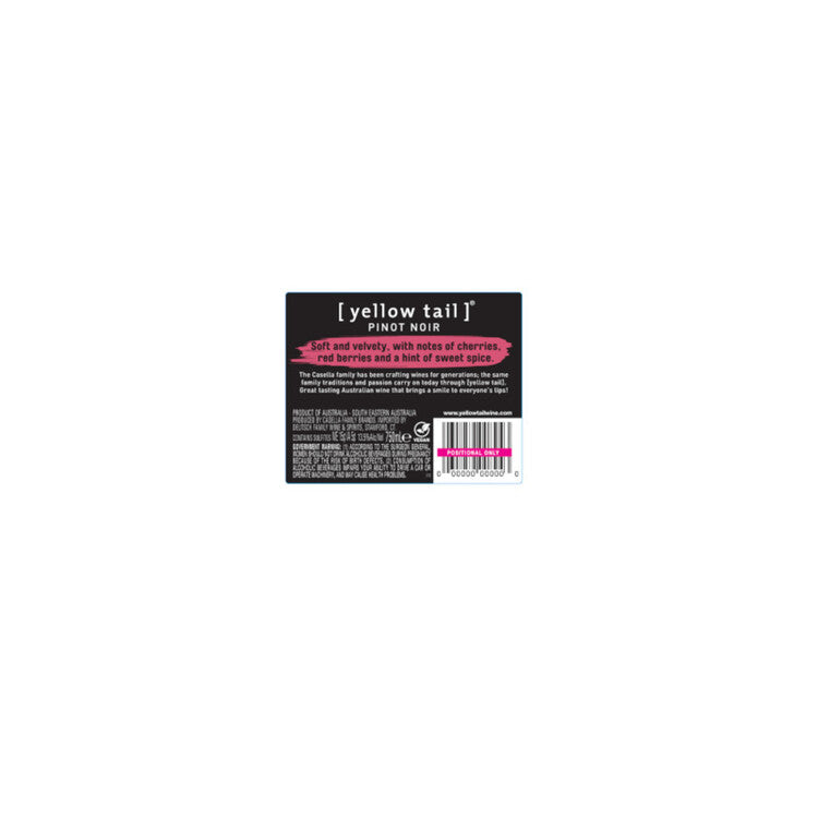 Yellow Tail Pinot Noir South Eastern Australia - 750ML
