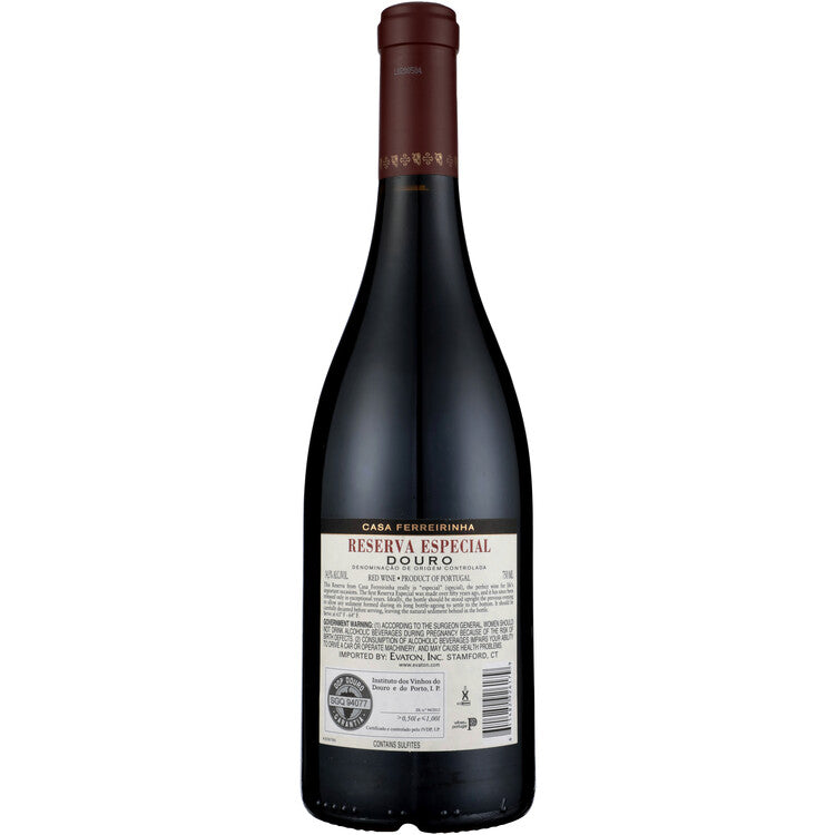 Casa Ferreirinha Douro Tinto Reserva Especial 2014 - 750ML - Back