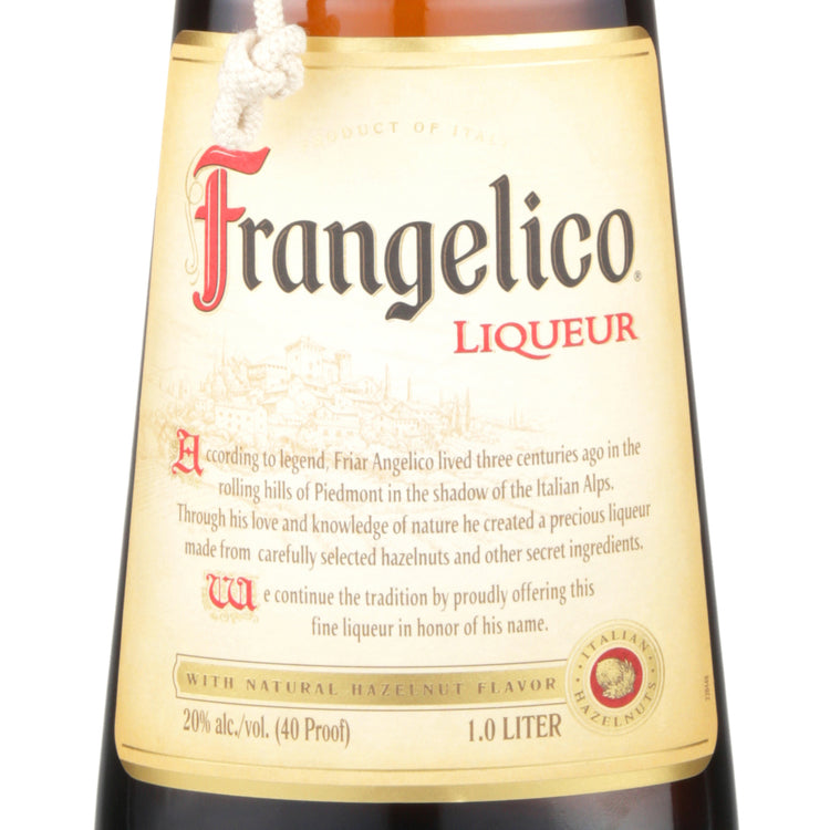 Frangelico Hazelnut Liqueur 40 - 1.0L - Front Label