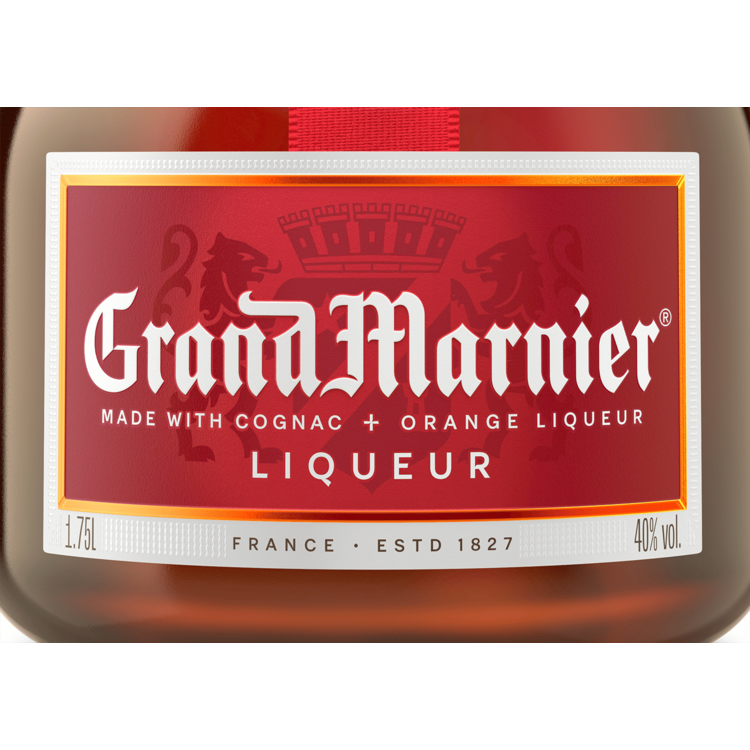 Grand Marnier Cognac & Orange Liqueur Cordon Rouge 80 - 1.75L - Front Label