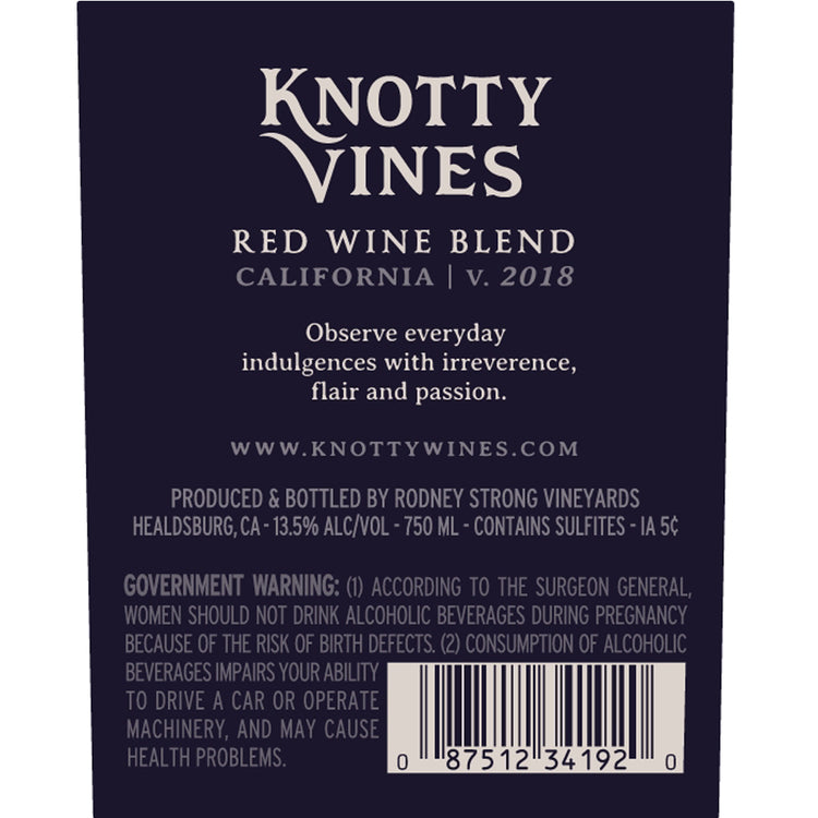 Knotty Vines Red Blend California - 750ML