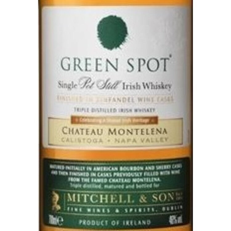 Green Spot Single Pot Still Irish Whiskey Finished In Zinfandel Casks - 750ML