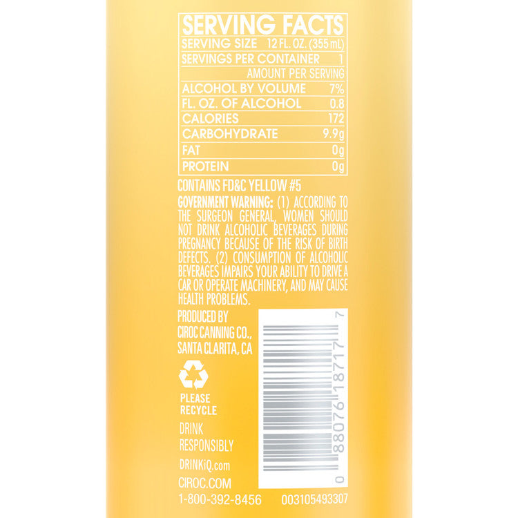 Ciroc Vodka Spritz Pineapple Passion Cocktail 14 - 355ML