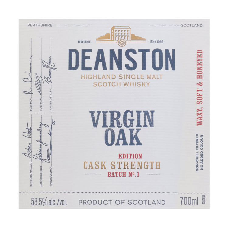 Deanston Single Malt Scotch Cask Strength 2023 Edition Virgin Oak Batc - 700ML