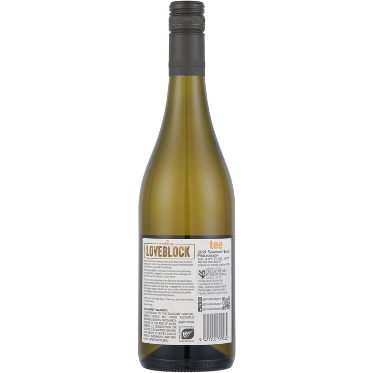Loveblock Sauvignon Blanc Tee Marlborough 2021 - 750ML
