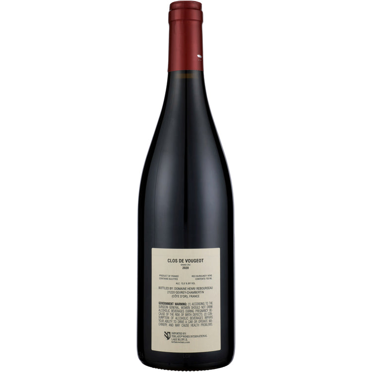 Henri Rebourseau Clos De Vougeot Grand Cru 2020 Wood Box - 750ML