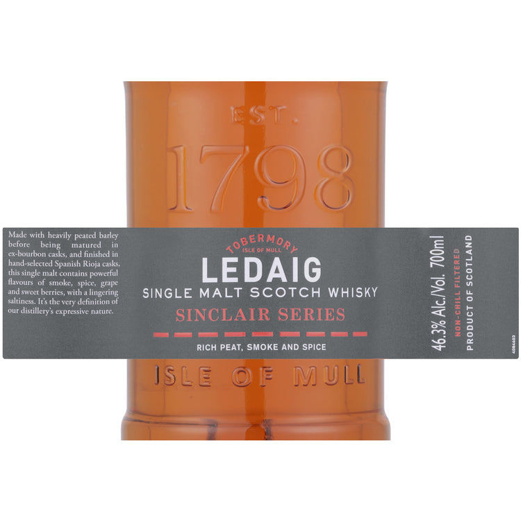 Ledaig Single Malt Scotch Sinclair Series 92.6 - 700ML