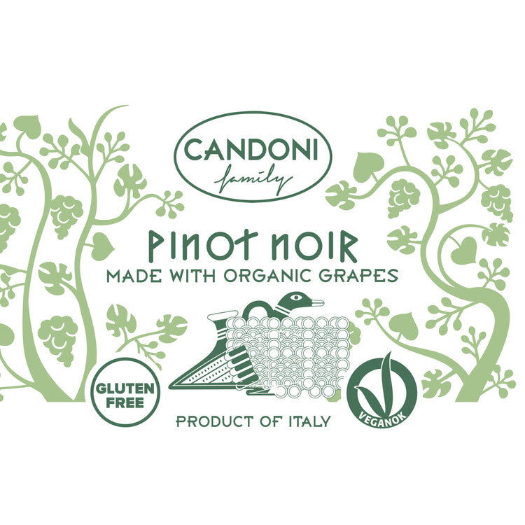 Candoni Pinot Noir Made With Organic Grapes Provincia Di Pavia - 750ML