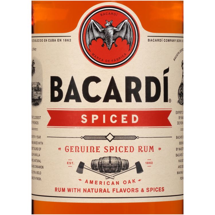 Bacardi Spiced Rum Bacardi Rum Spiced 70 - 1.0L