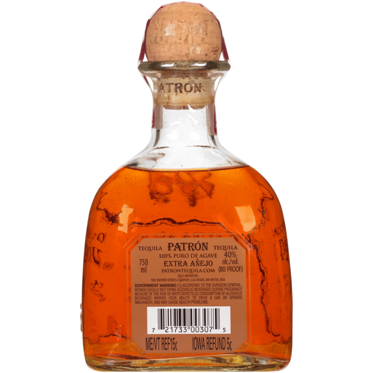 Patron Tequila Extra Anejo 80 - 750ML