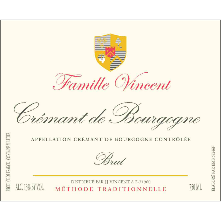 J.J. Vincent Cremant De Bourgogne Brut - 750ML