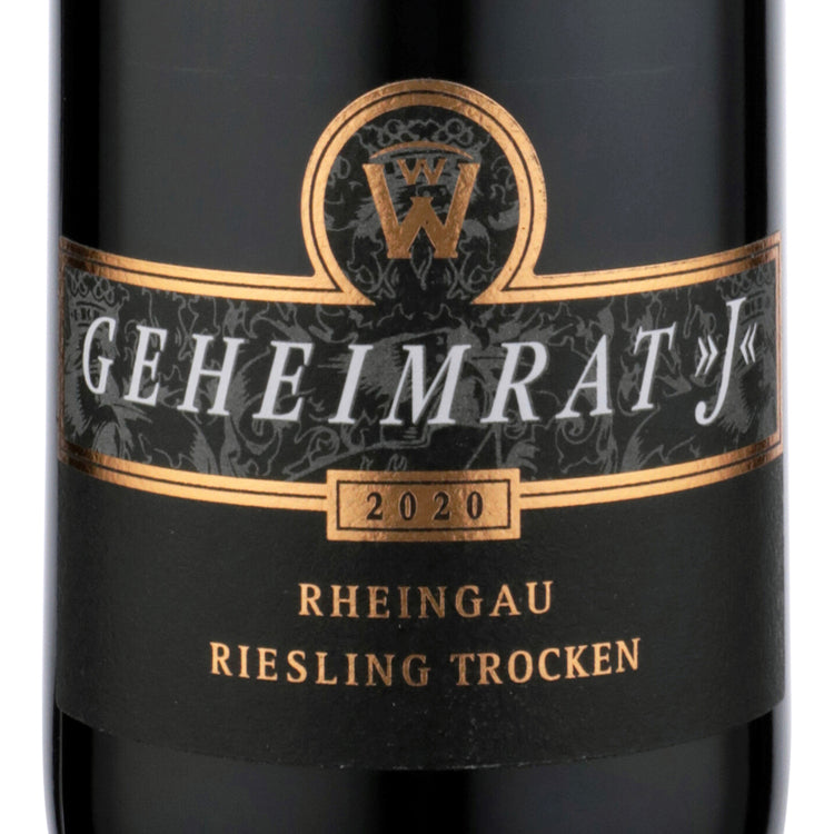 Weinguter Wegeler Riesling Trocken Geheimrat J Rheingau 2020 - 750ML - Front Label