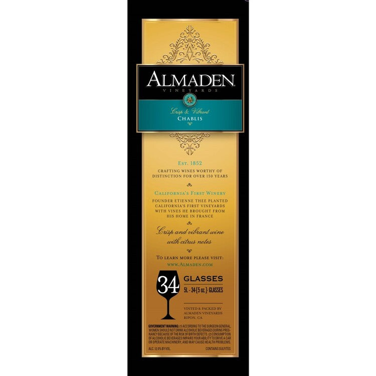 Almaden Mountain Chablis American - 5.0L