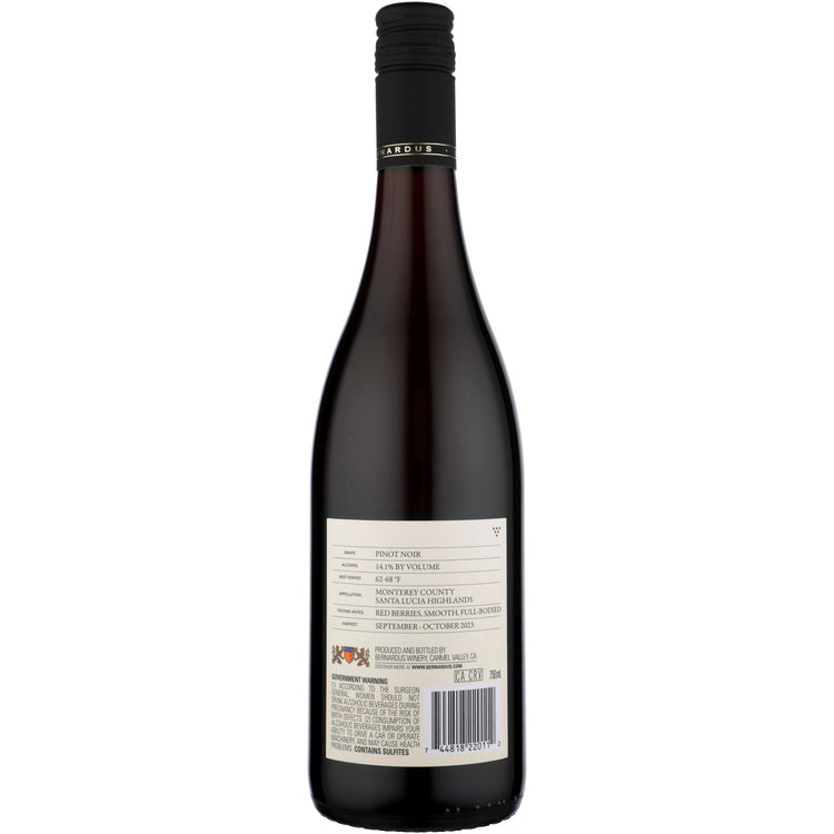 Bernardus Pinot Noir Santa Lucia Highlands 2023 - 750ML