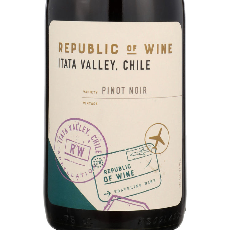 Republic Of Wine Pinot Noir Itata Valley - 750ML - Front Label