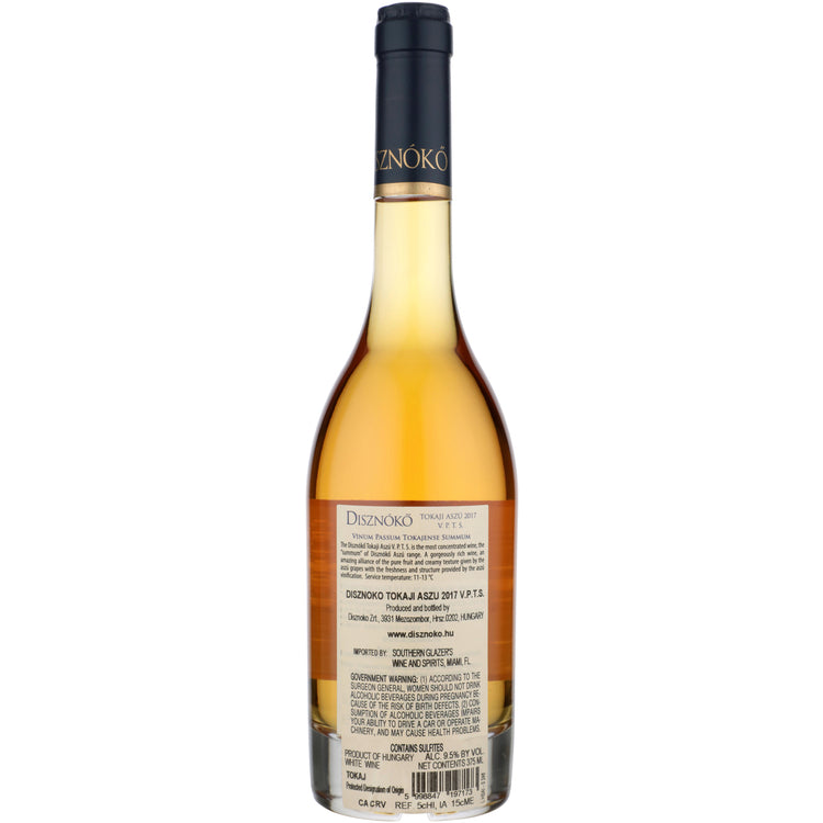 Disznoko Tokaji Aszu Vpts 2017 - 375ML
