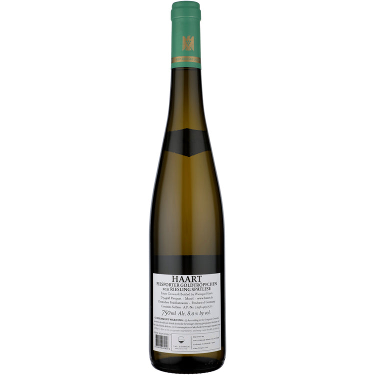 Haart Riesling Spatlese Piesporter Goldtropfchen 2021 - 750ML