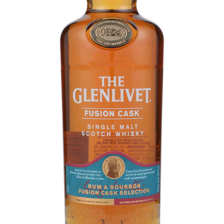 The Glenlivet Single Malt Scotch Fusion Cask 80 - 750ML - Front Label