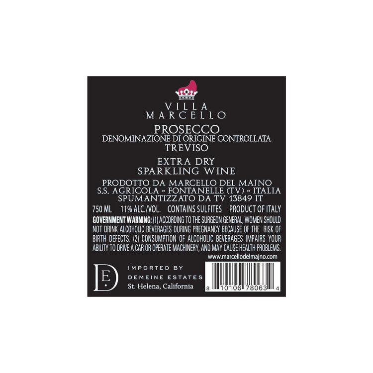 Villa Marcello Prosecco Treviso Extra Dry - 750ML