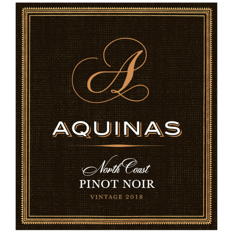 Aquinas Pinot Noir North Coast - 750ML - Front Label