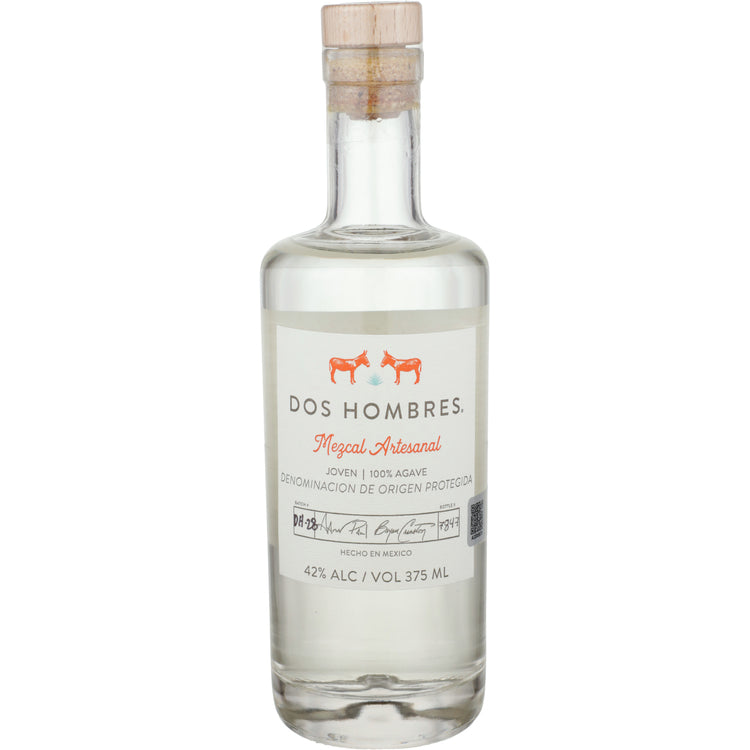 Dos Hombres Mezcal Artesanal Joven Espadin 84 - 375ML