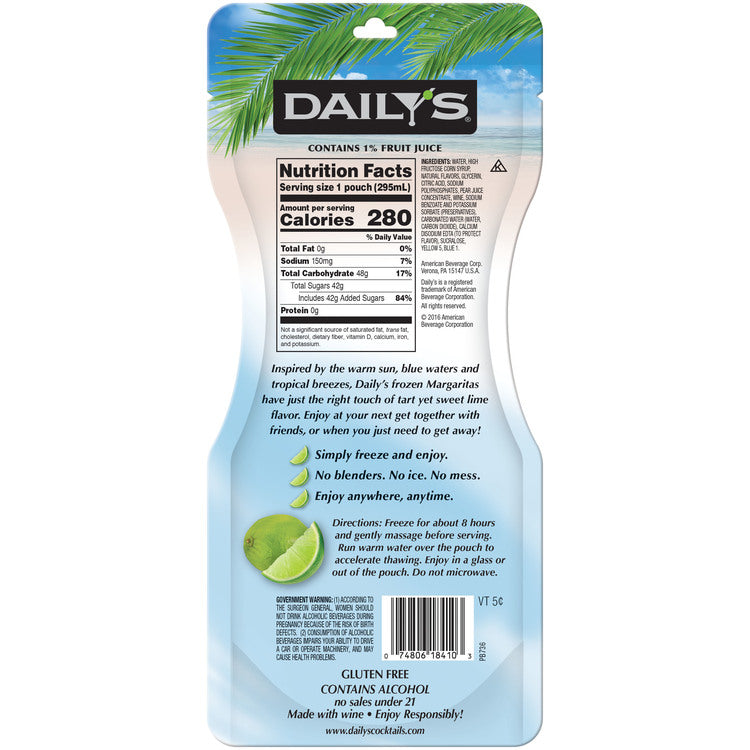 Daily'S Margarita Wine Based Cocktail - 10 Z