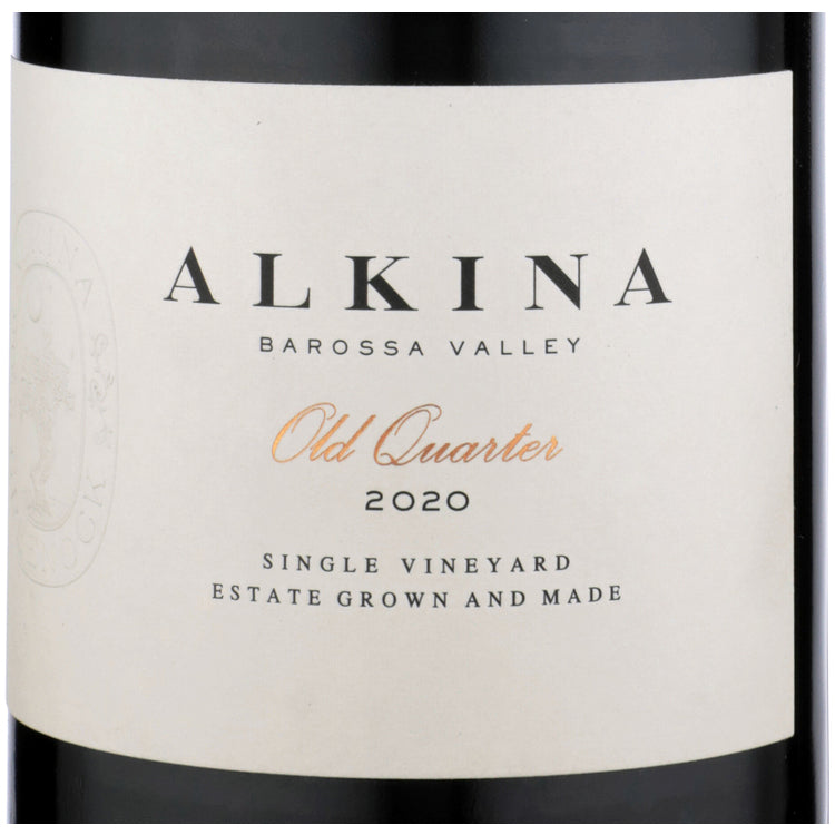 Alkina Red Wine Gsm Old Quarter Barossa Valley 2020 - 750ML - Front Label