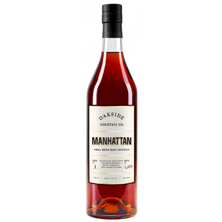 Oakside Cocktail Co Manhattan 64 - 750ML - Front